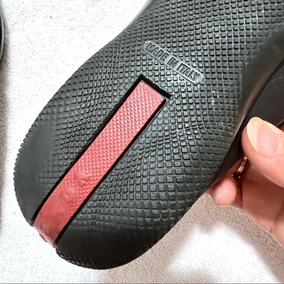 PRADA Made in Italy genuine Black Leather Loafers womens Size: 5.5 / IT 35.5 - Picture 10 of 11